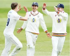  ??  ?? Rare: Durham have had little reason to cheer in 2017