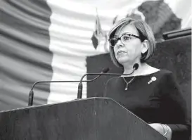  ?? SILVIA AYALA ?? Ruth Medina, fiscal de Durango.