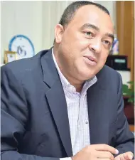  ??  ?? Minister of Health Dr Christophe­r Tufton.