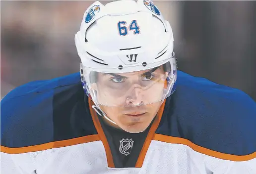  ??  ?? Edmonton’s Nail Yakupov has two goals and four points this season — along with a minus-14 rating that is last in the NHL.