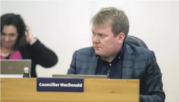  ?? IAIN MCGREGOR/THE PRESS ?? Christchur­ch City Council finance chair Sam MacDonald wants a hiring freeze at the council, and has warned against the city taking on more of the cost of cycleways as it wrestles with its budgets.