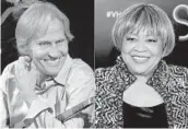  ?? AP PHOTOS ?? Levon Helm, seen in 2007, and Mavis Staples, seen in 2011, recorded songs together in the summer of 2011.