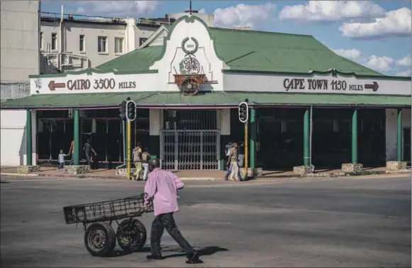  ??  ?? Shattered sounds: Bulawayo’s economic slump has resulted in live music no longer being played at venues such as Cape to Cairo (above) and a municipali­ty beer garden (left) in Matshobana township, Bulawayo. A recently renovated pub has been converted into a night club (below) frequented by young people. Photos: Zinyange Auntony