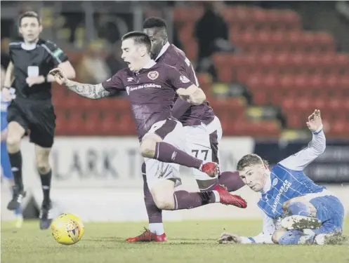  ??  ?? 0 Jamie Walker, who is the subject of interest from Wigan, made his return from injury against St Johnstone and is in line to face Hibs.