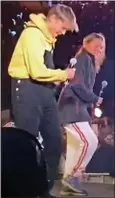  ?? ?? JUMP FOR JOY: Greta Thunberg enjoys karaoke