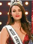  ??  ?? Catriona Gray