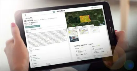  ?? LandGate ?? Denver-based company LandGate, which calls itself the Zillow for land rights, received its funding from the Rice Investment Group in 2019.