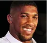  ??  ?? CHAMP Anthony Joshua