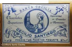  ??  ?? Confitería Santa Cecilia.