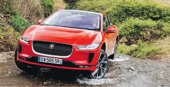  ??  ?? The Jaguar I-pace’s sexy looks, futuristic interior and advanced technology sets it apart from other SUVS, even without counting the electric powertrain.