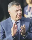  ??  ?? 0 Sam Allardyce applauds his players in Slovakia last night.