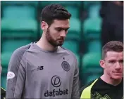  ??  ?? Celtic goalkeeper Craig Gordon