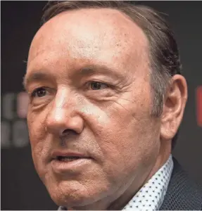  ??  ?? More than a dozen accusers, including at least five who were teenagers at the time, have stepped forward with stories of how Kevin Spacey sexually harassed or abused them. NICHOLAS KAMM/AFP/GETTY IMAGES