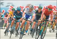  ?? XINHUA ?? Road cycling remains a minority sport in China even though many cities host internatio­nal races such as the Tour of Guangxi.