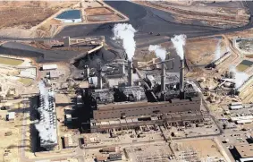  ?? SUSAN MONTOYA BRYAN/ASSOCIATED PRESS ?? Public Service Company of New Mexico will close the coal-fired San Juan Generating Station and transition to renewable energy sources.