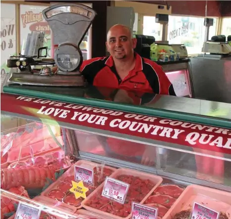  ??  ?? MOVING ON: Brett Owen is set to close Country Quality Meats in Lowood with business partner Andrew Wishart and open a new store in Toowoomba’s Grand Central shopping centre in November called Andrew’s Meats. PHOTO: MELANIE KEYTE