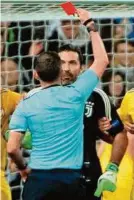  ?? APA ?? Juve-Torhüter Gianluigi Buffon sah gegen Real doppelt rot