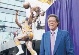 ?? REED SAXON/AP ?? Elgin Baylor spent his entire 14-year Hall of Fame playing career as a member of the Lakers. He later went on to work as Clippers executive from 1986 to 2008.