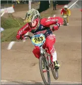  ?? Courtesy photo ?? Dahvin Childs is one of six SCV athletes who will compete in at the BMX World Championsh­ips.