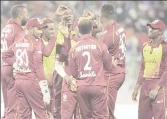  ??  ?? Reigning T20 World champions, West Indies.