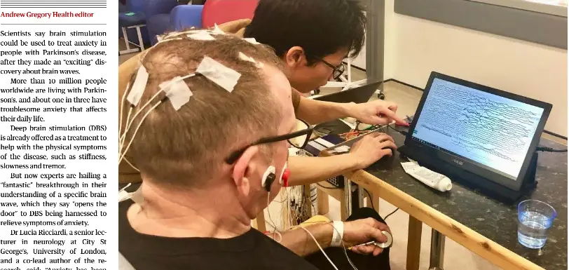 Brain stimulatio­n could treat anxiety in people with Parkinson’s ...