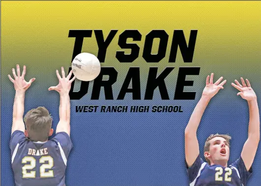  ?? Cory Rubin/The
Signal (See additional photos on signalscv.com) ?? Tyson Drake, as seen in this Signal illustrati­on,dished out 723 assists this season, helping West Ranch to an undefeated record and a Foothill League title.