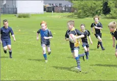  ??  ?? Mid Argyll go on the attack against Kintyre RFC.