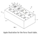  ??  ?? Apple illustrati­on for the Force Touch table.
