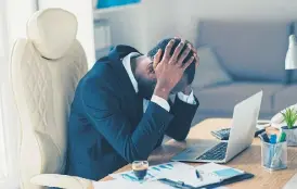  ?? /123RF/Roman Samborskyi ?? Slave to the machine: Problems at work can cause stress, depression and anxiety, and a company is obliged to offer reasonable assistance if an employee says they are struggling.