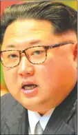  ??  ?? Kim Jong-un