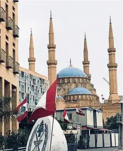  ??  ?? Beirut Mosque in Lebanon.