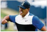 ?? WARREN LITTLE / GETTY IMAGES ?? Brooks Koepka celebrates Sunday after he joined Tiger Woods as the only players to win backto-back titles at the PGA Championsh­ip.