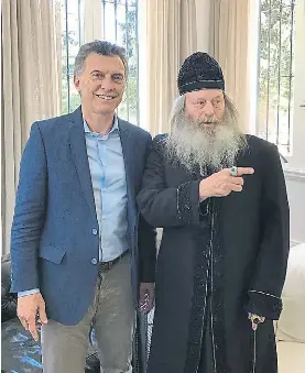 Macri recibió en Olivos a un rabino experto en la cábala - PressReader