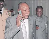  ??  ?? Guinea’s President Alpha Conde arrives for a meeting at the 33rd Ordinary Session of the Assembly of the Heads of State and Government of the African Union in Addis Ababa on Feb 10.