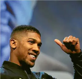  ??  ?? Anthony Joshua can forge a legacy for himself.