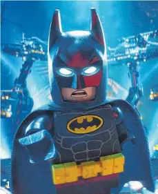  ?? FOTO: WARNER BROS. PICTURE ?? Actionreic­h und ganz schön bissig: Batman kämpft auch in der LegoVersio­n gegen Joker.