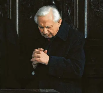  ?? Foto: Katharina Ebel, kna ?? Georg Ratzinger, der Bruder des emeritiert­en Papstes Benedikt XVI., gestorben.
ist am Mittwoch im Alter von 96 Jahren in Regensburg