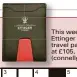  ??  ?? This week’s wee winner will receive an Ettinger (ettinger.co.uk) Sterling travel pass pa case in red, which retails at £105, and two Connell Guides (connellgui­des.com). (connellg