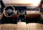  ??  ?? Swish interior features a fully digital instrument panel