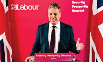  ?? ?? Questions: Sir Keir Starmer vows not to do a deal with the SNP yesterday