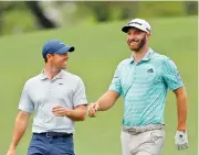  ??  ?? Rory Mcilroy and Dustin Johnson will play in Covid-19 charity game