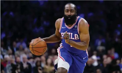  ?? Photograph: Matt Slocum/AP ?? James Harden will return to the Philadelph­ia 76ers with a seemingly stronger supporting cast this season.