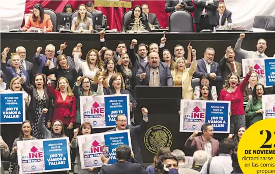  ?? Cámara de Diputados, discuten la agenda política ?? Sesión en