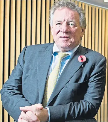  ??  ?? TOP MAN: Martin Gilbert, left, is the new chairman of Scottish Golf. Former chief executive Andrew McKinlay resigned from his post in