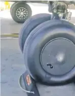  ?? ?? HIDING IN PLANE SIGHT: This man was detained by CPB officers after allegedly hiding inside the wheel well (left) of an American Airlines jet throughout a nearly three-hour flight.