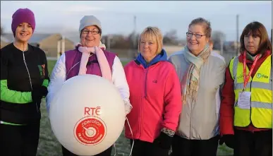  ??  ?? Rita Reid, Mary Maher, Veronica Watters, Patricia Drumgoole and Judith Christmas at the Park Run in conjunctio­n with Operation Transforma­tion held at DkIT.