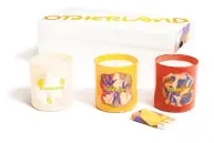  ?? Otherland via Associated Press ?? Otherland offers several soybased scented candles evoking smoke, wood fires, grass and desert sand.