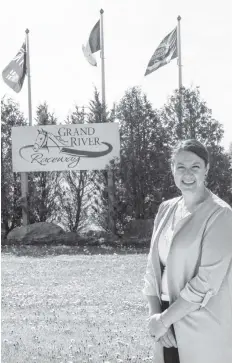  ?? [DAMON MACLEAN] ?? Grand River Raceway's Katie Giddy.