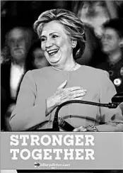  ?? CRISTOBAL HERRERA/EPA ?? Democratic nominee Hillary Clinton, who turned 69 on Wednesday, said Trump “stiffed American workers.”