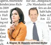  ??  ?? A. Wagner, W. Blaschitz vertreten Mutter